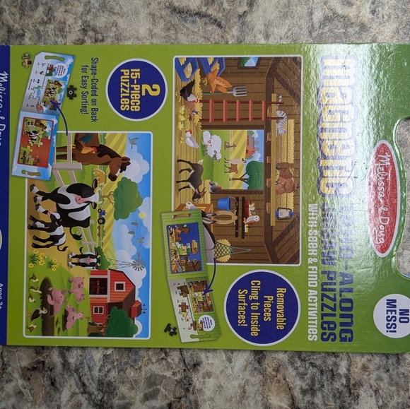 Melissa & Doug Magnetic Take A long Jigsaw Puzzles - Picture 2 of 4
